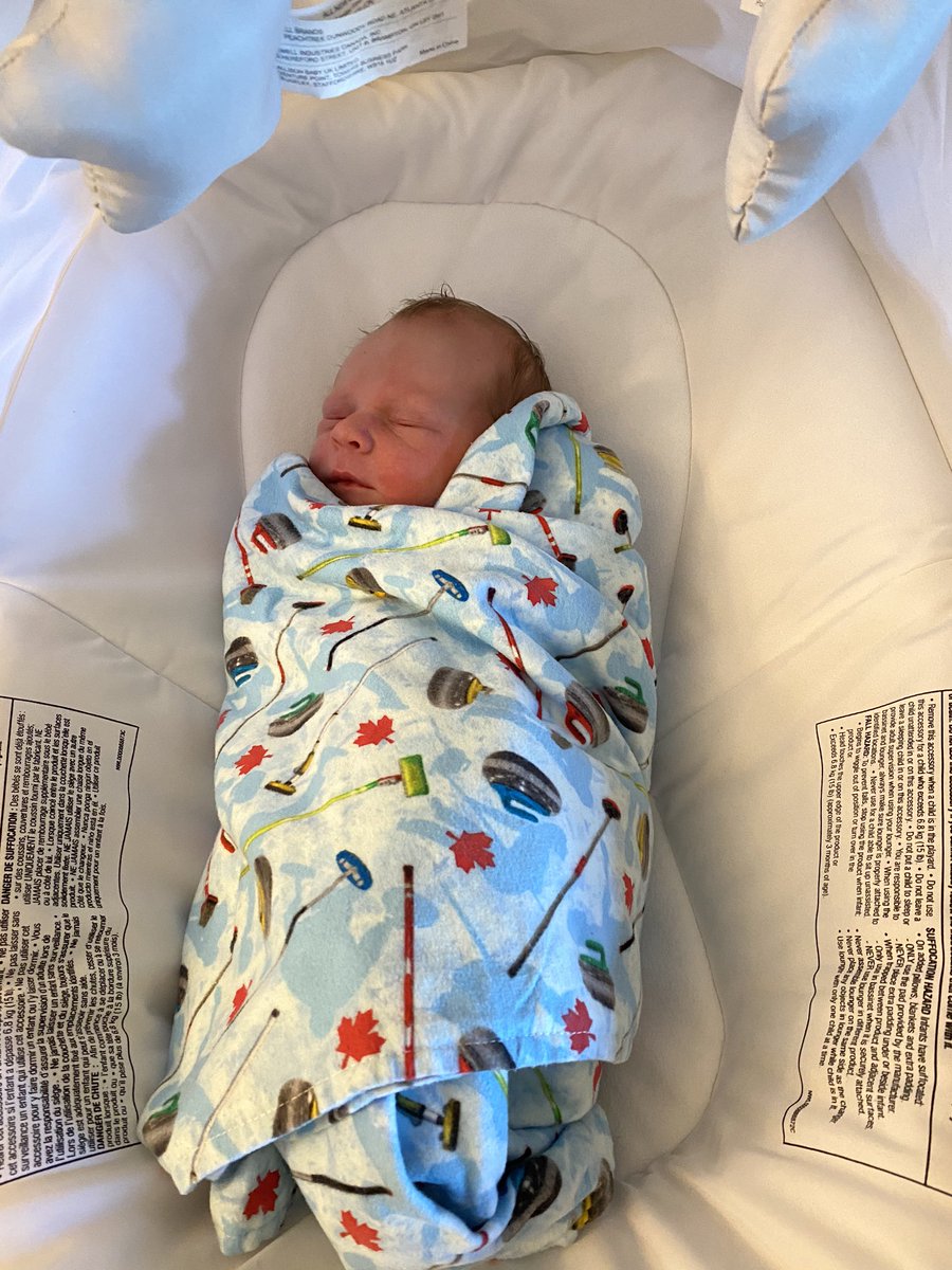 Team Cottrill added a much awaited addition yesterday, July 23rd when Oliver Daniel Cottrill arrived at 12:12pm weighing 7lbs 8oz.

He is so perfect and we can wait for him to join the curling community!
