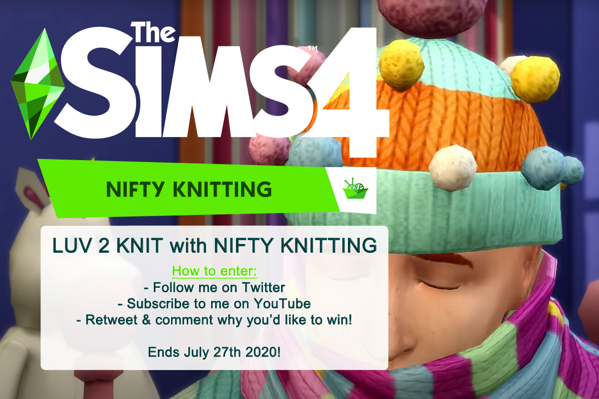 *~* GIVEAWAY *~*

For reaching 500 SUBSCRIBERS on YouTube, I'd like to celebrate by giving away a copy of The Sims 4: NIFTY KNITTING when it becomes available! Giveaway ends in 48 hours.

Good luck to everybody who enters 🥰🥰

#thesims4giveaway #giveaway #thesims4niftyknitting