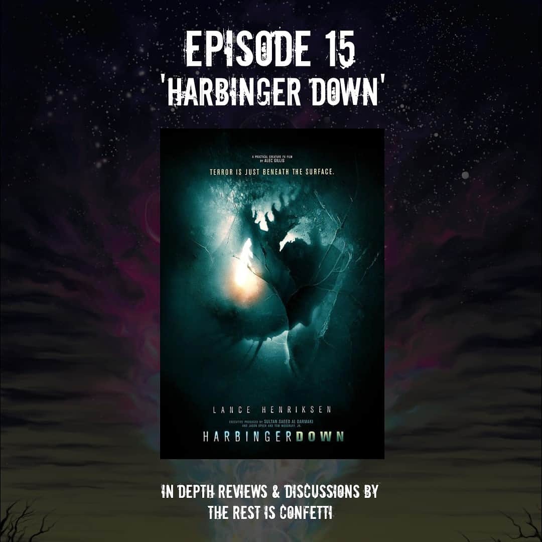 ConfettiPod's tweet photo. Gettin back in the swing of things after a week off and releasing this episode a day early! Enjoy!
#harbingerdown #studioadi #lancehenriksen #thething #whogoesthere #practicaleffects #horror #bmovie #horrorpodcast #filmreview #filmpodcast #scifi #scifipodcast #therestisconfetti https://t.co/FUFe9oqTrW