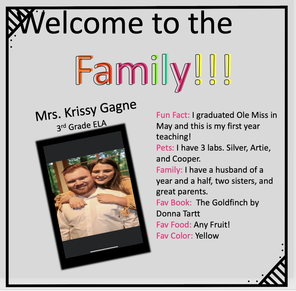 ChickasawElem's tweet photo. Today we are welcoming our new third grade team members. Welcome to the Chickasaw Elementary Family! 
#ChickasawChampions #teamdcs https://t.co/vmtb4LdLVt