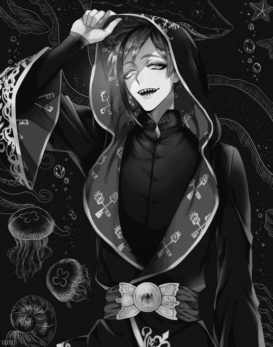 絵をモノクロにするとかっこいい もっと暗い彩度でイラスト描いてみたいな うみ の漫画 絵をモノクロにするとかっこいい もっと暗い彩度でイラスト描いてみたいな うみ の漫画