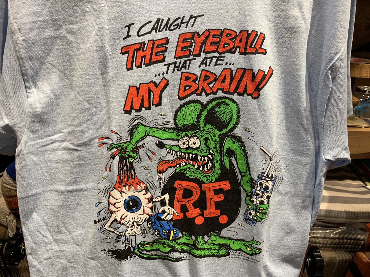 트위터의 Outside Kawasaki 님 Rat Fink Eyeball Tee Shirts Size M L Price 3900 Tax 目玉を持つラットフィンク それに飲み物も パンチ力あります Ratfink ラットフィンク 汗かき ネズミ キャラクター アメリカ Tシャツ インポート セレクトショップ