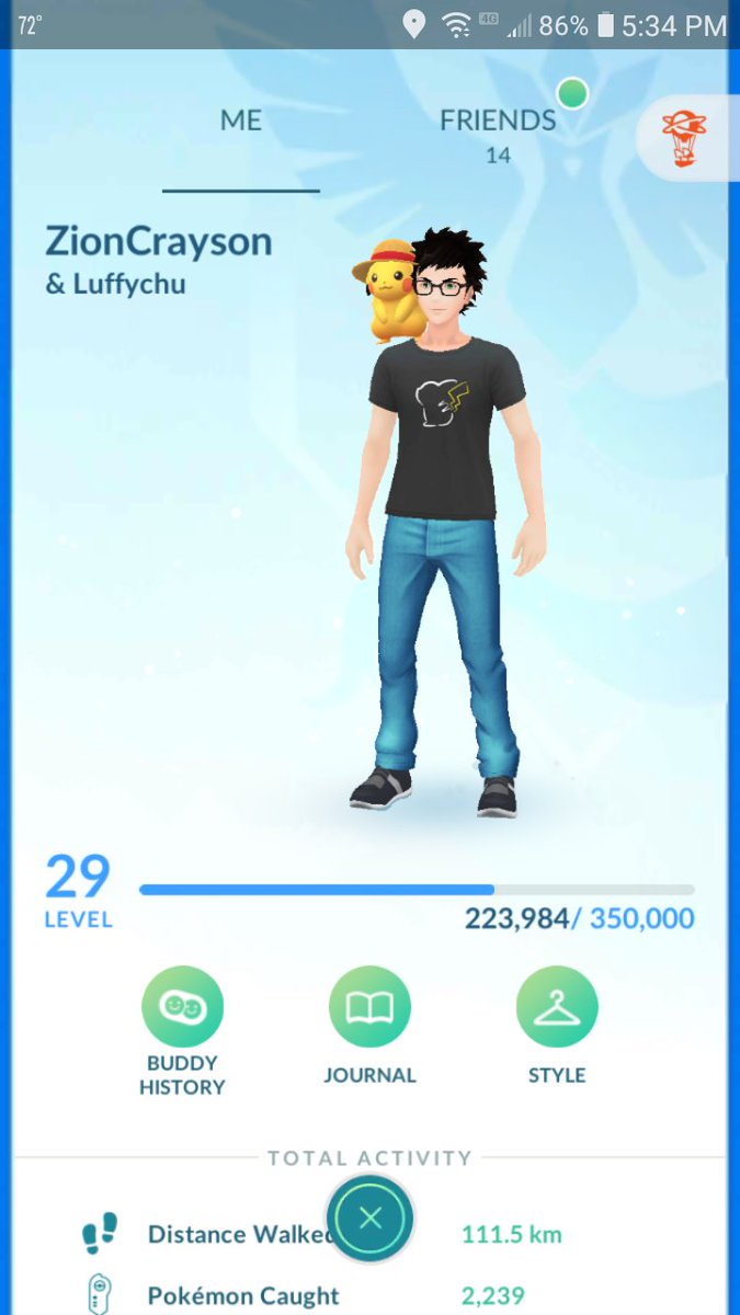 TheDeltaFiles's tweet photo. Here's my outfit for the #PokemonGOFest2020 fashion show.  Not fancy, but it's close to what I would wear in real life. https://t.co/QDZuWgwQ6m