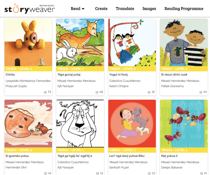 ActLenguas's tweet photo. #DirectorioActivismoDigital
StoryWeaver en triqui
Consiste en traducir libros para niños usando la plataforma StoryWeaver. El material producido está disponible en una aplicación de contenidos en triqui para el sistema operativo Endless.
Para conocer más: https://t.co/a0YjCiyVBk https://t.co/czNqQJbBgm