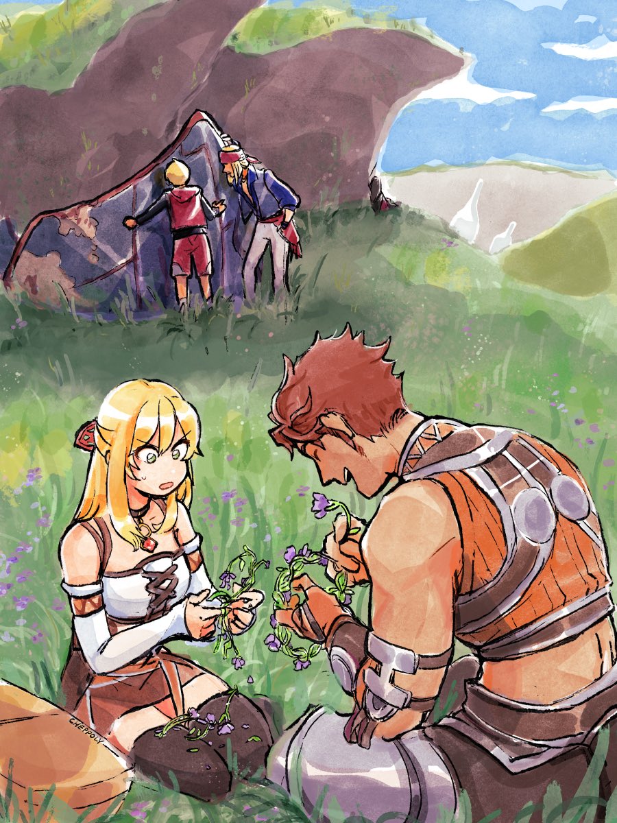 i wish every day could be like this, always... #xenobladechronicles (posting them together ☺️) 
