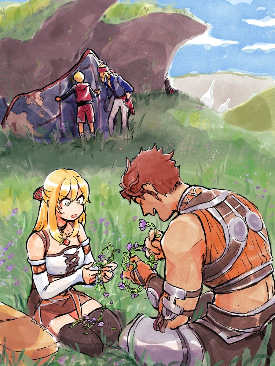 cheppoly's tweet photo. i wish every day could be like this, always... #xenobladechronicles (posting them together ☺️) https://t.co/IUleNVhF94