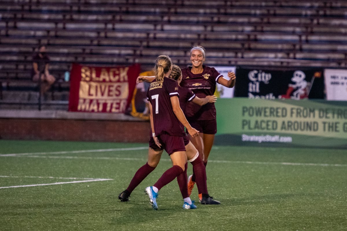 DetroitCityFC's tweet photo. A historical night here at Keyworth! 

Detroit City FC wins its inaugural home women's match, 2-1, over Lansing United to advance to Sunday's final of the #KeyworthShowcase. 

Full recap at https://t.co/Xk4f7RZPWc. https://t.co/5CeLiuP43P