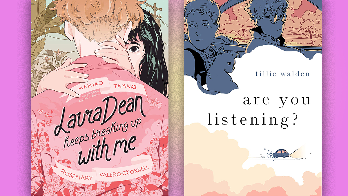 01FirstSecond's tweet photo. Congratulations to the #EisnerAward Winners! 
✨ @marikotamaki—Best Writer
✨ @hirosemaryhello—Best Penciller/Inker
✨ @marikotamaki &amp; @hirosemaryhello's #LauraDeanKeepsBreakingUpWithMe—Best Publication For Teens
✨ @TillieWalden's #AreYouListening?—Best Graphic Album-New https://t.co/rMr5vCDNU8