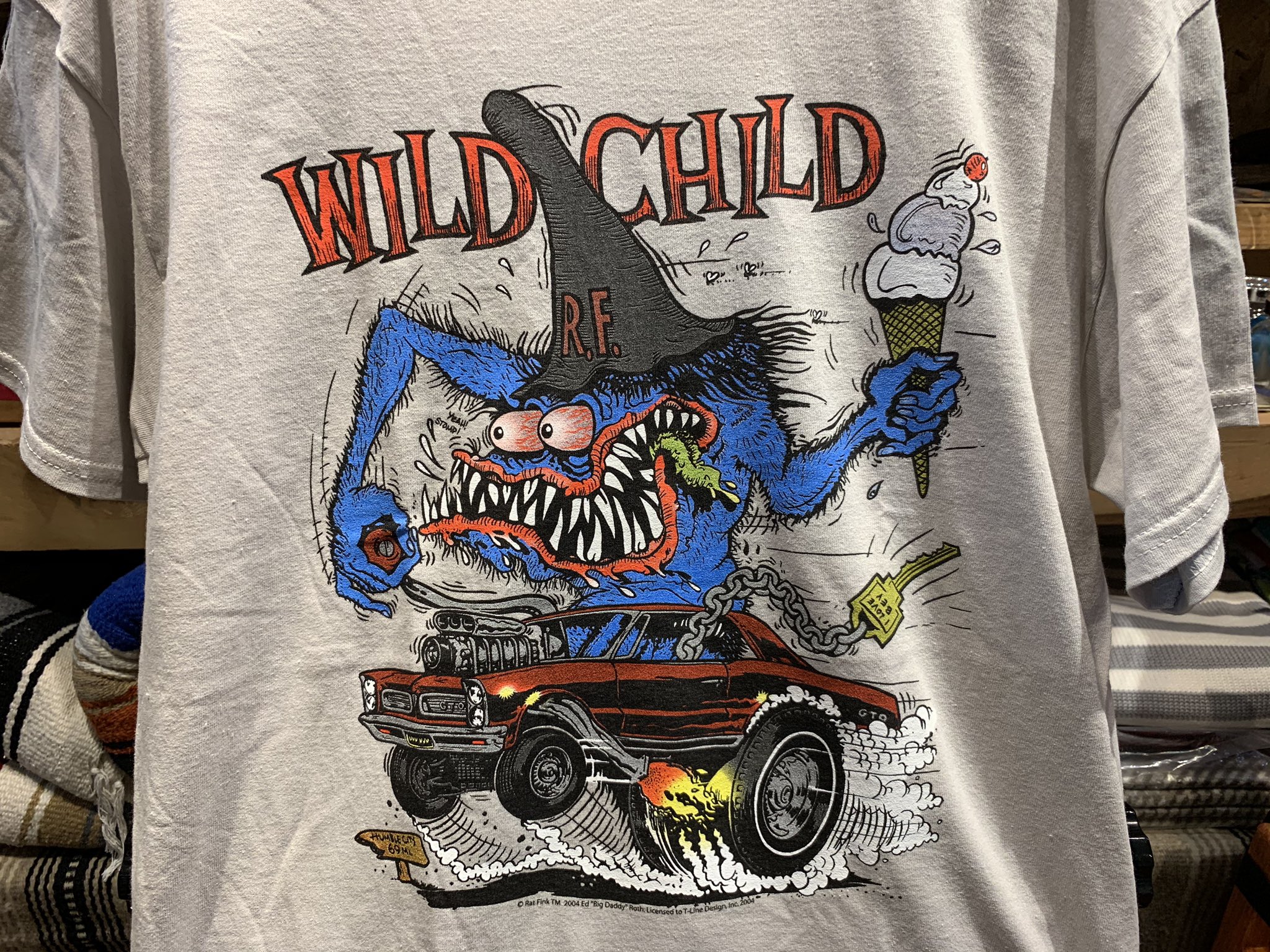 Outside Kawasaki Rat Fink Wild Child Tee Shirts Size M L Price 3900 Tax モンスターtシャツ アイスを持ってるのが 可愛いですね Ratfink ラットフィンク 汗かき ネズミ キャラクター アメリカ Tシャツ インポート セレクトショップ 川崎