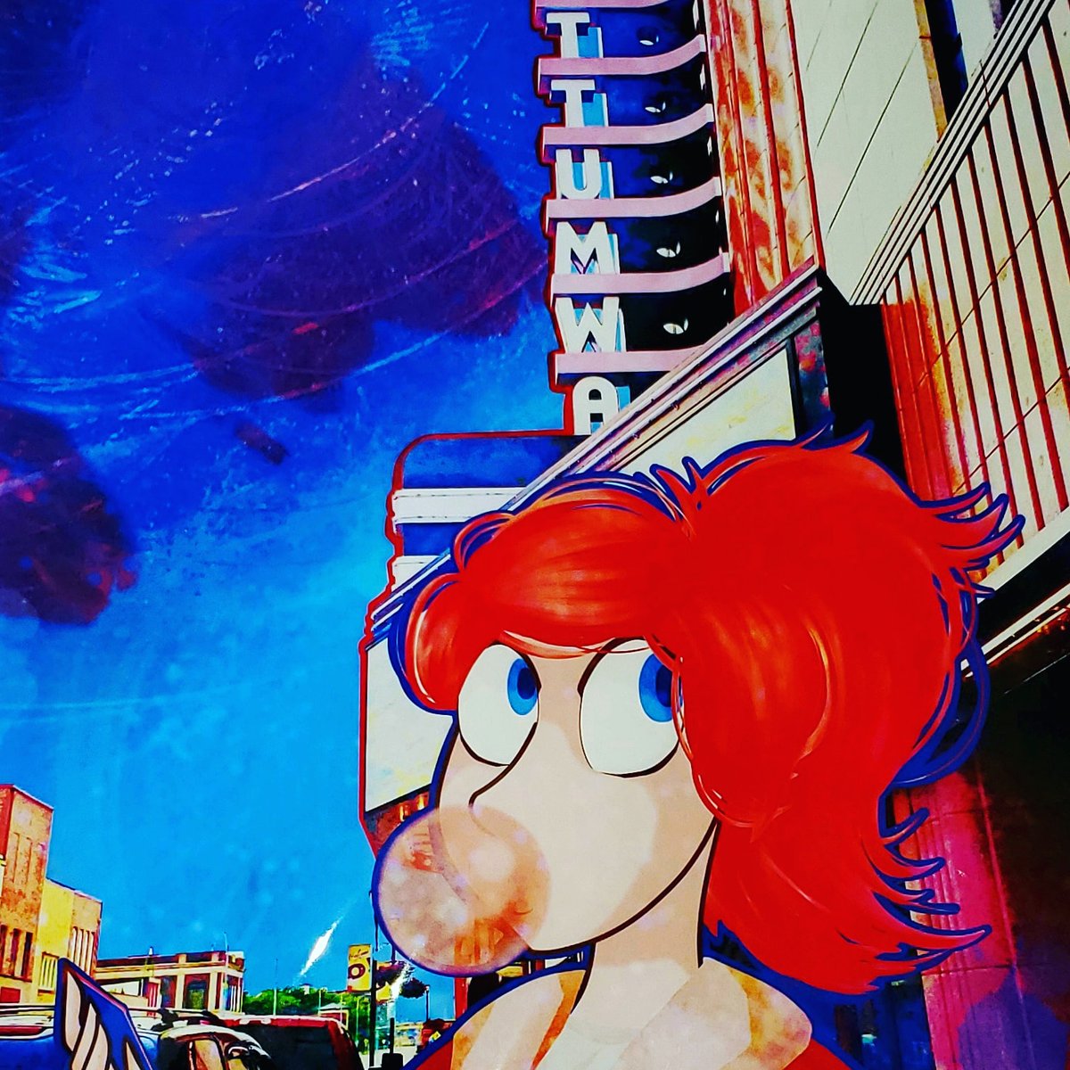229Studio's tweet photo. #FridayFeature showcasing local artwork, The ArtWorks99. Her aim is to create visual art through photography &amp; digital illustrations. In the pictures below you can see our facade is featured in her illustrations! You can find her artwork located in Ottumwa @Martha's Nook &amp; Cranny https://t.co/VbLNUFlLOr