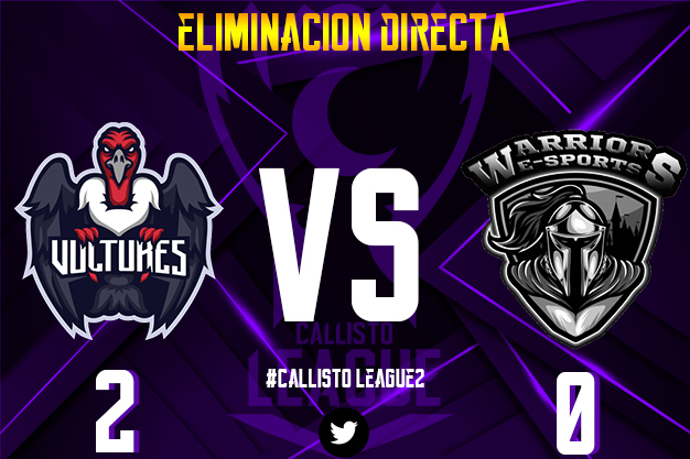 Resultados del partido de hoy, <a href="/VulturesGG/">عبدالله Abdallah</a> avanzan a 4tos de final.