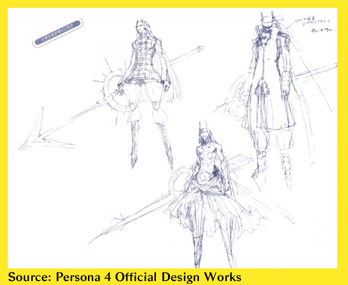 BacksideTV's tweet photo. Concept sketches for the protagonist's first persona: Izanagi. https://t.co/RzgufxN6wB