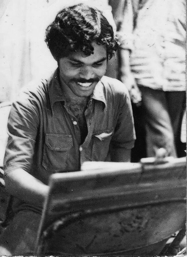 After his schooling, he enrolled in College of Art, Delhi in 1971He started studying fine arts on a scholarshipIt was difficult because most of the time, the scholarship amount didn't reach him and finding a job was difficult because of the discrimination he'd face as a dalit
