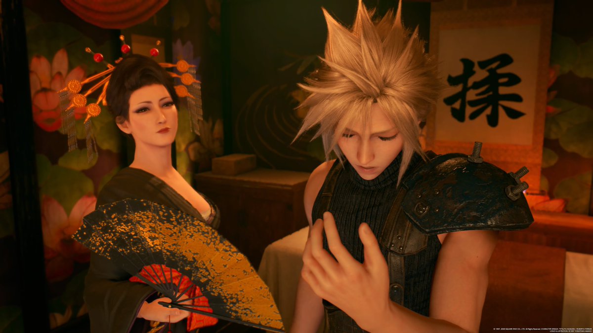 LittleNeedle886's tweet photo. That...was...interesting😅 Hard to look at Cloud the same way after this🤣 #FFVIIRemake #FinalFantasy #SquareEnix #FinalFantasyVII #finalfantasycloud https://t.co/4qABCTen54