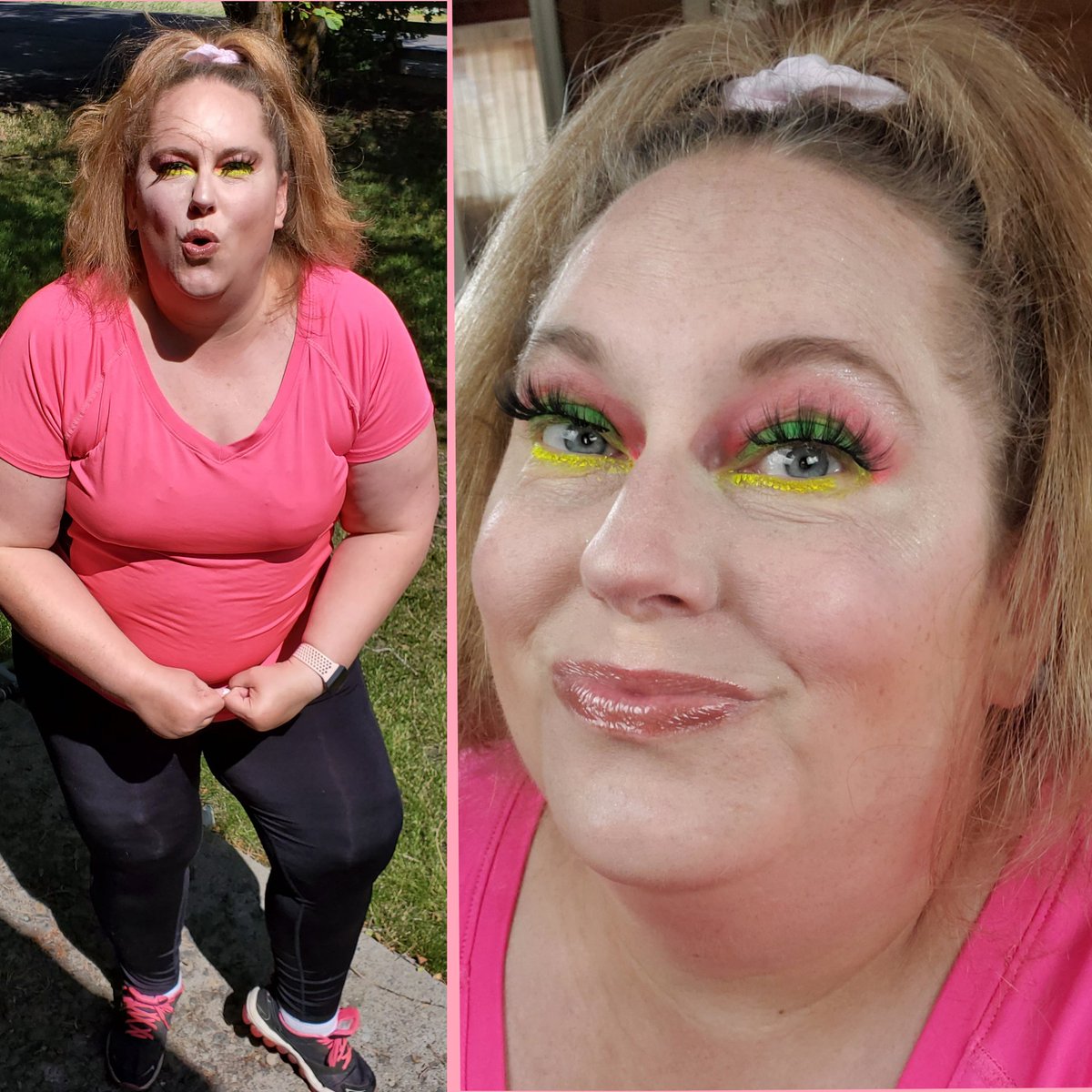 jccreynolds's tweet photo. Today's Instagram Live Look
@LelePosh @bellegantcosmetics @tartecosmetics @kvdveganbeauty @toofaced @covergirl @alamarcosmetics #makeup #makeuplovers #makeupartistsworldwide #mue #artists #neonliners #neonlook #80's #fabfitmama #grwm #legallyblind #retinitispigmentosa https://t.co/ehlEZa29gv