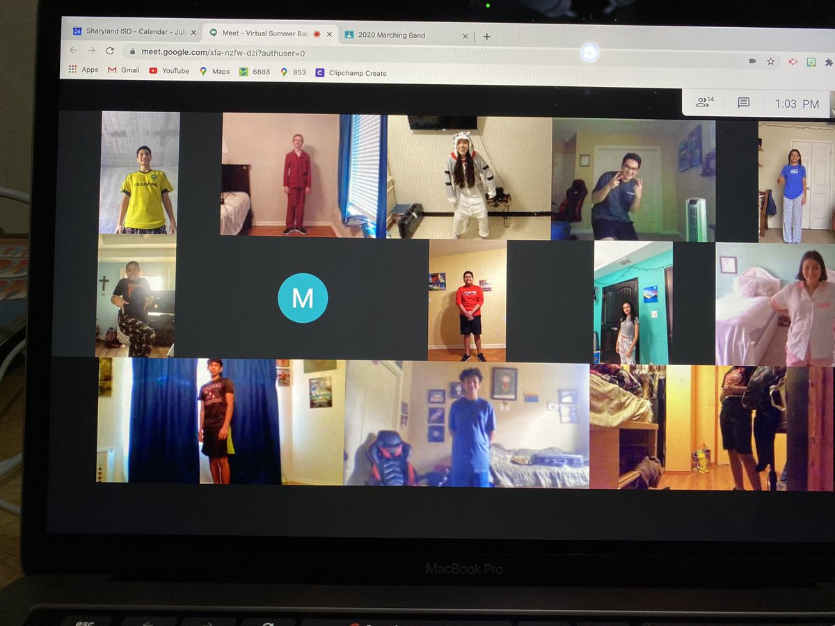 SPHSBand's tweet photo. An AMAZING start to our Virtual Summer Band Camp!!! Thank you to our incredible PDB students for working hard remotely!!! Today was “Pajama Day”
#PDB
#PioneerPride
#VirtualBandPractice https://t.co/7iS5chuAXQ