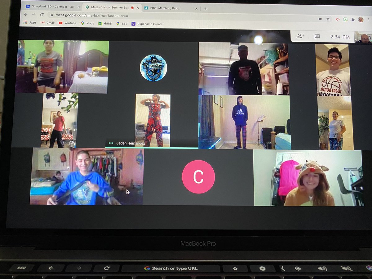 SPHSBand's tweet photo. An AMAZING start to our Virtual Summer Band Camp!!! Thank you to our incredible PDB students for working hard remotely!!! Today was “Pajama Day”
#PDB
#PioneerPride
#VirtualBandPractice https://t.co/jsADNDqtZT