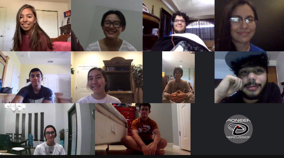 SPHSBand's tweet photo. An AMAZING start to our Virtual Summer Band Camp!!! Thank you to our incredible PDB students for working hard remotely!!! Today was “Pajama Day”
#PDB
#PioneerPride
#VirtualBandPractice https://t.co/Z6VgJvICVU