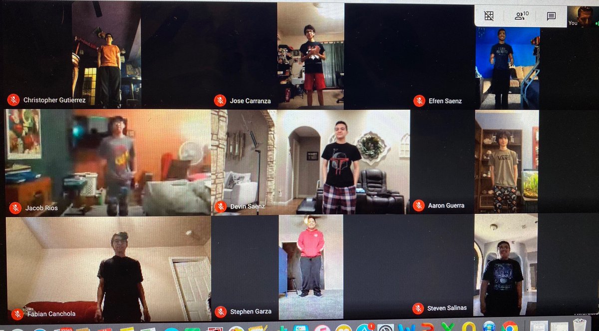 SPHSBand's tweet photo. An AMAZING start to our Virtual Summer Band Camp!!! Thank you to our incredible PDB students for working hard remotely!!! Today was “Pajama Day”
#PDB
#PioneerPride
#VirtualBandPractice https://t.co/Z6VgJvICVU