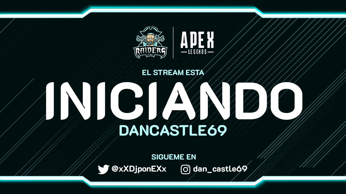 #ROMAL | #Stream

Los chicos de #ApexLegends están en directo!

¡Veamos a DanCastle69 en Twitch! twitch.tv/dancastle69?sr…

Vayan a verlos y apoyenlos 🏴‍☠️💪

#Twitch #ROM #WeAreRoM #RT