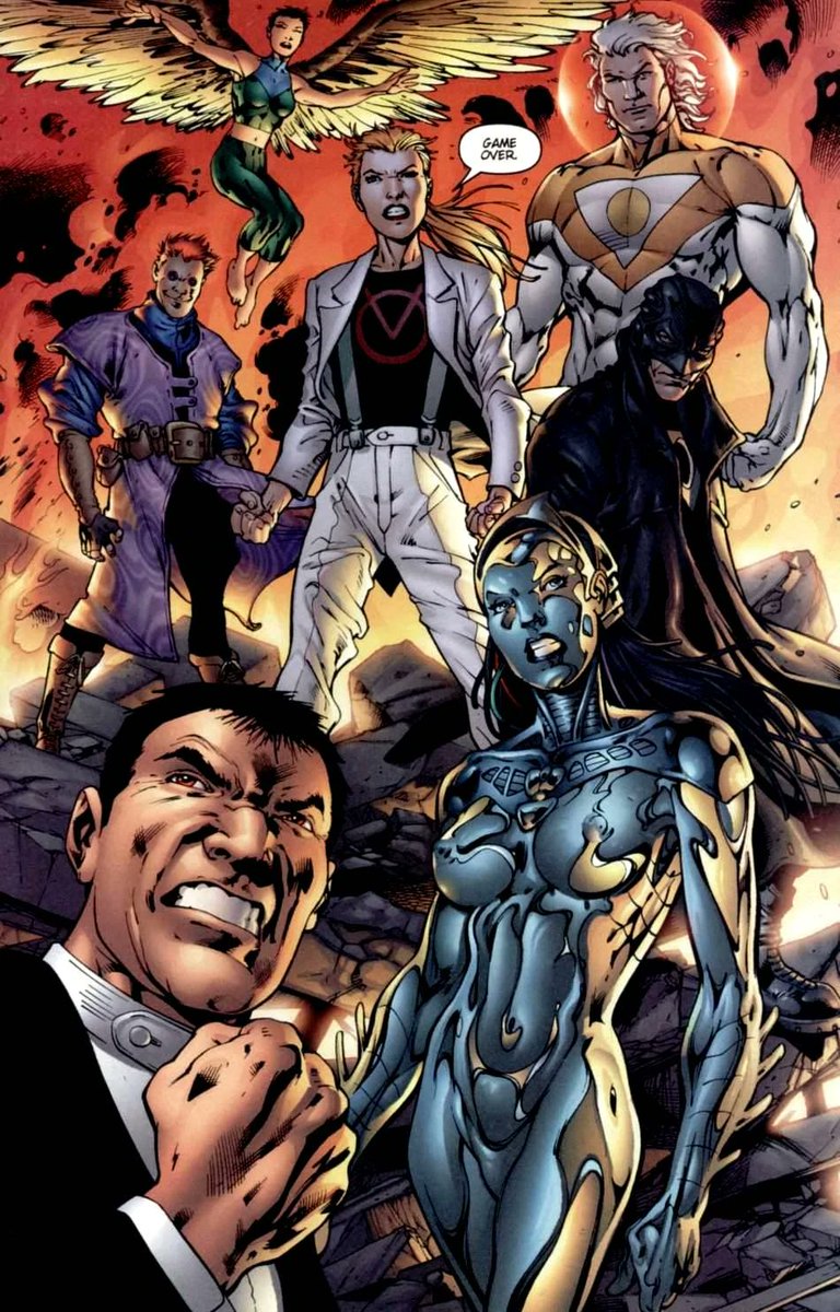 Jim Lee built Wildstorm around the idea of "real" morally complicated superheroes. His Superman the Majestic is a warrior who looks down on people and keep in mind the the Authority was created for his universe. Sleeper and other things.