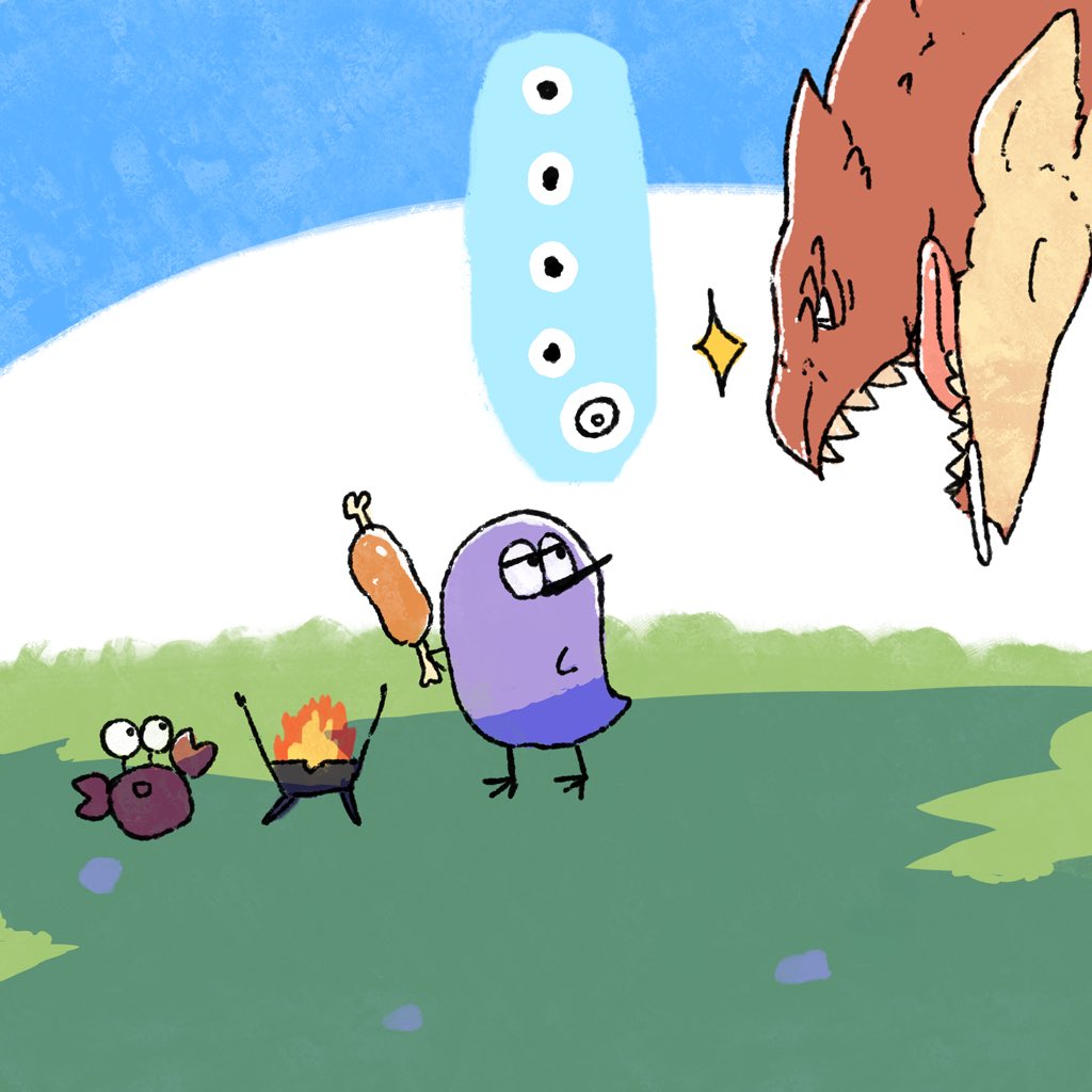 そろそろbbq がしたい へんなカラス バーベキュー ゆるいイラスト 4 へんなカラスの漫画 そろそろbbq がしたい へんなカラス バーベキュー ゆるいイラスト 4 へんなカラスの漫画