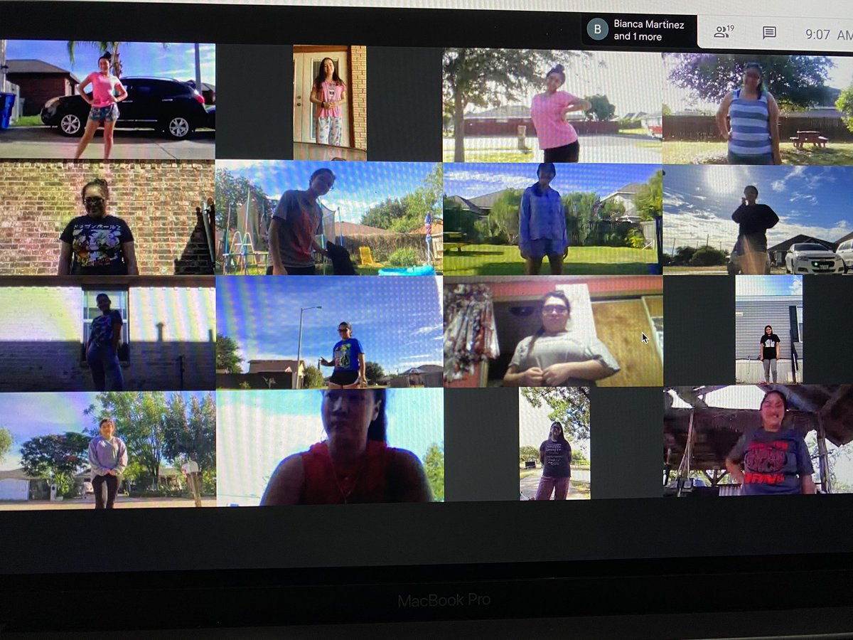 PioneerGuard's tweet photo. An AMAZING start to our Virtual Summer Band Camp!!! Thank you to our incredible PCG students for working hard remotely!!! Today was “Pajama Day”
#PCG #PDB
#PioneerPride
#VirtualBandPractice https://t.co/SrISk4fjPa