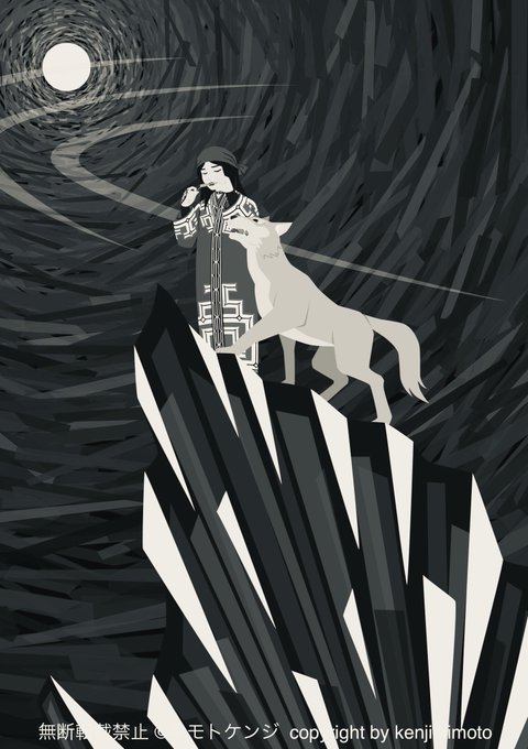 モノクロにするとかっこいいのtwitterイラスト検索結果