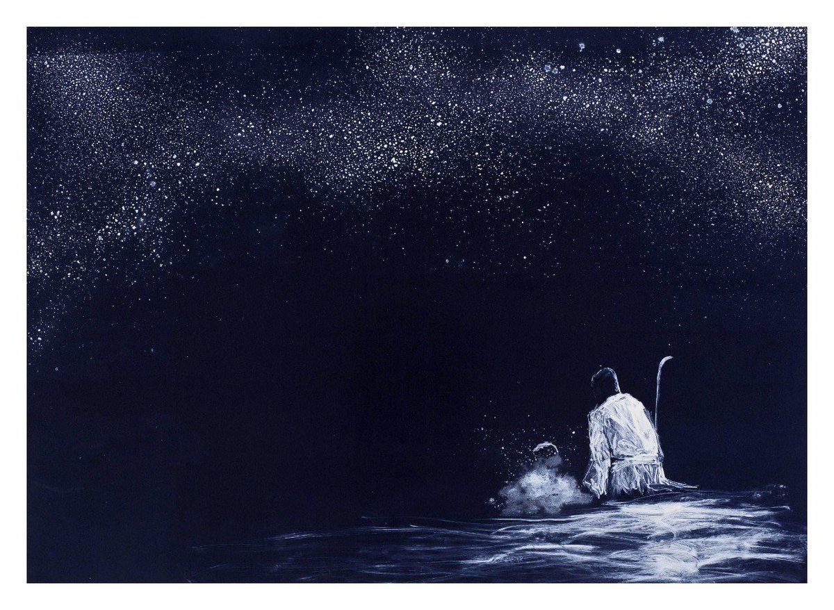Themba1's tweet photo. New work #baptism #monoprint #printmaking #art #contemporaryart #2020 #stars #mazenzela #collective https://t.co/4zdtDvYkih