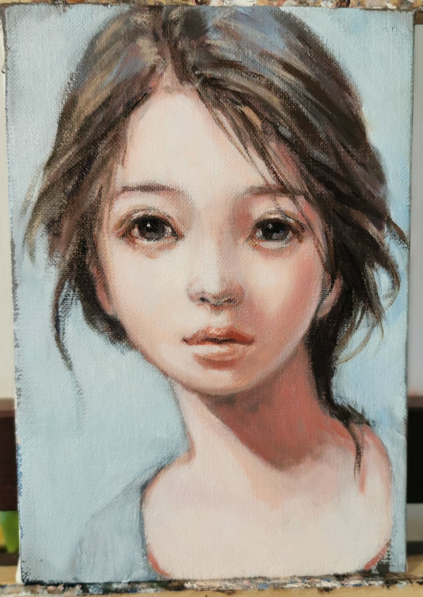 油彩人物画 柔らかな表情 油彩人物画 柔らかな表情 sddefault.jpg