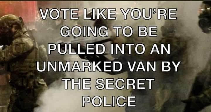 HolisticPsy1's tweet photo. @Bill_Maxwell_ 🖐
#VoteLikeYourLifeDependsOnIt
VOTE
LIKE
YOU'RE
GOING
TO
BE
PULLED
INTO
AN
UNMARKED
VAN
BY
THE
SECRET
POLICE
🔵#VoteBlueToEndThisNightmare
#VoteBlue2020
#VoteBlueUpAndDownBallot
#VoteBlueToSaveAmerica
🔴#BountiesForKillingUSTroops
#45Treason
#PutinAtWar
#PutinsGOP
#PutinsCoup https://t.co/PvtR7SiQY3
