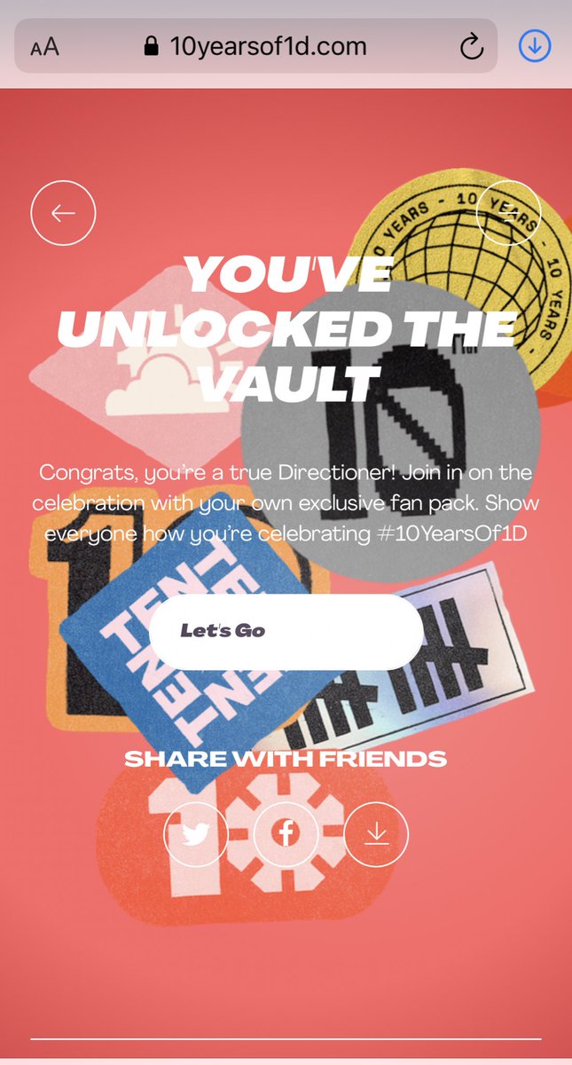 nialls_hoover's tweet photo. THE VAULT IS WORKINGGGGG #onedirectionwebsite #onedirectionweek #10YearsfOneDirection https://t.co/w8OfdcijXI