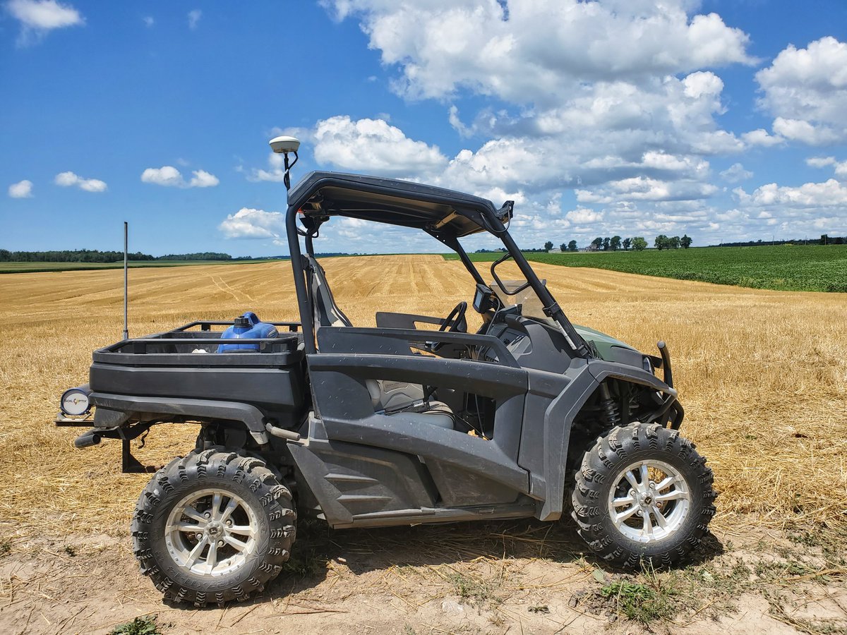 MosburgerA's tweet image. First day of @SoilOptix on Wheat Stubble near Woodham,  Ontario today.