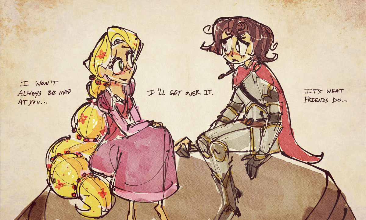 personalspcedog's tweet photo. Here's my contribution to #cassunzelweek @cassunzelweek (Trust and Healing)! This part in "Rapunzel Day One" makes me cry on command no lie. #cassunzel https://t.co/4sHChtxjcR