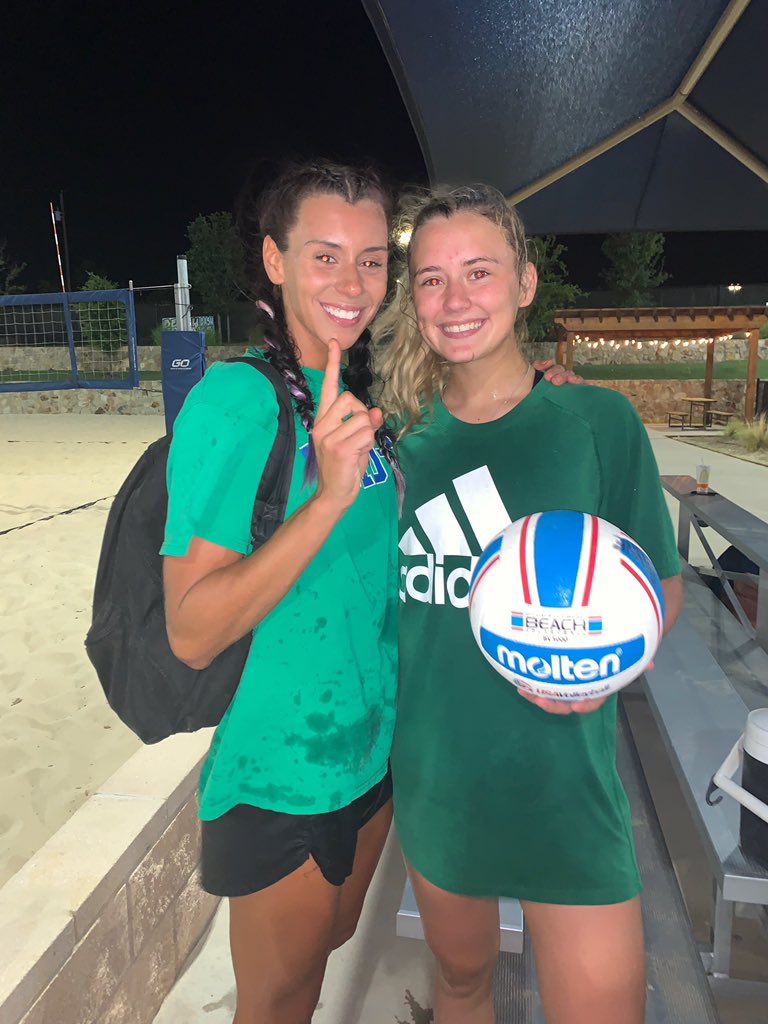 Famous polevault sisters take home the gold!  Sand volleyball? Not surprised:) wait where is Kaylee?