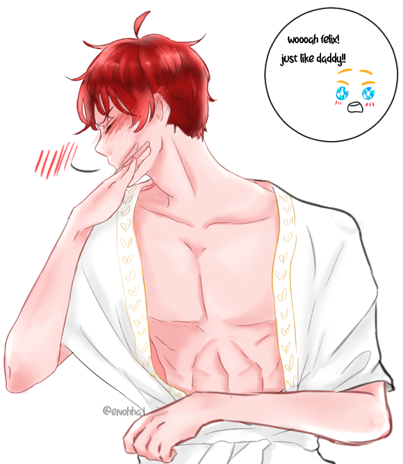 cinnamonoha's tweet image. i drew felix in claude's robe 4 a discord challenge &amp;lt;3 #wmmp #Whomademeaprincess #felixrobane