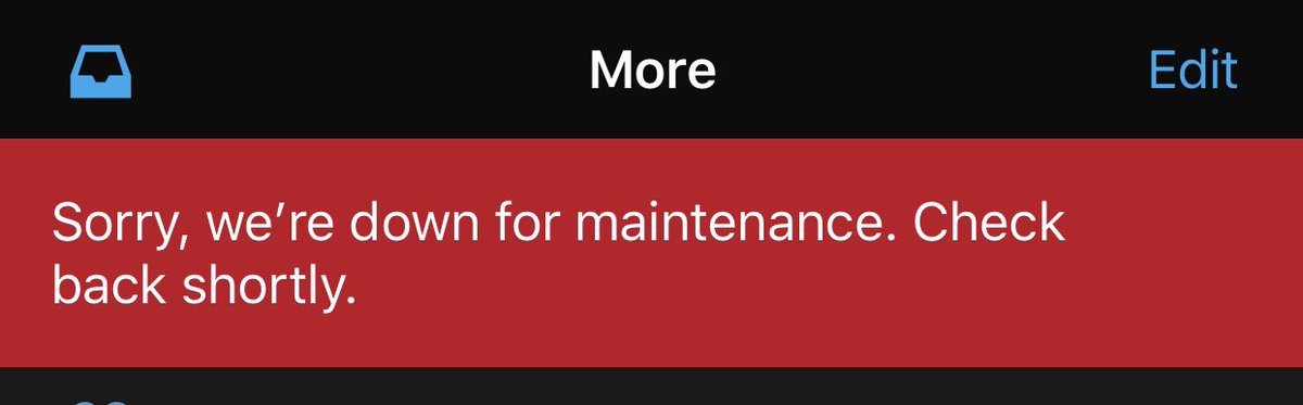 Day 2 of outage. Perhaps a different message than “Check back shortly”? @garmin #garmindown