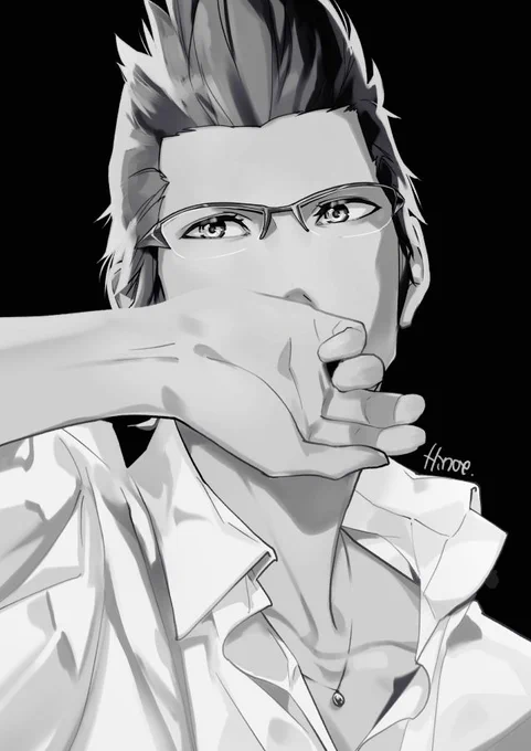 #絵をモノクロにするとかっこいい
いかが? 