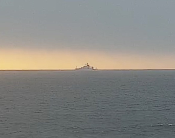 WarshipCam's tweet photo. USNS Mary Sears (T-AGS-65) Pathfinder-class oceanographic survey ship leaving San Francisco this evening - July 24, 2020 #marysears #tags65 https://t.co/xEn1sZ8MOJ