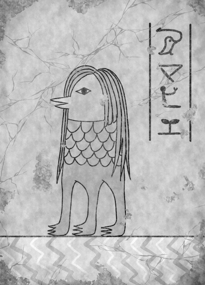 #絵をモノクロにするとかっこいい
モノクロのせいかちょっと古い感じになりますね 