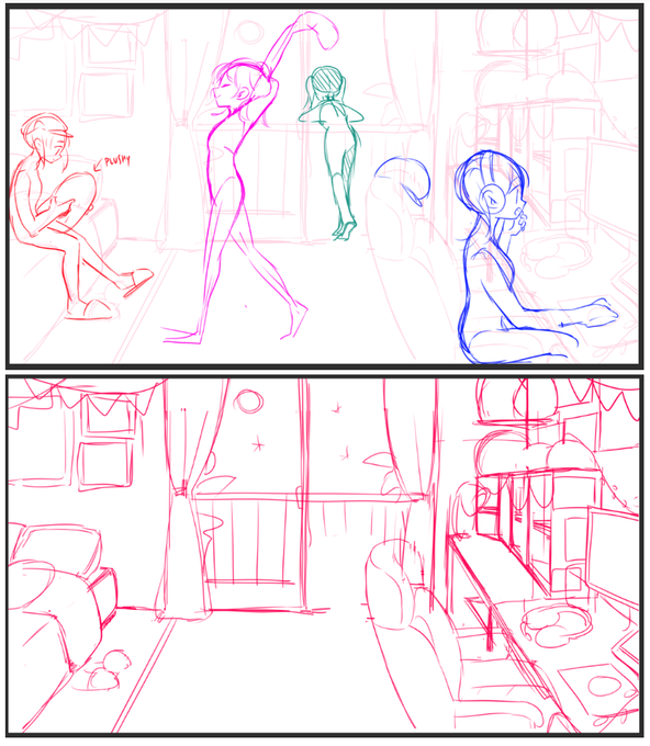 a little sneak peak of my new animated starting screen for my stream ? 
