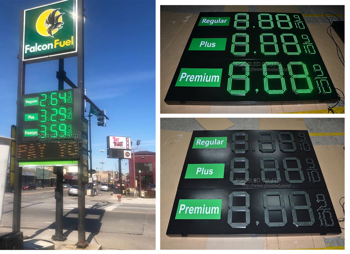 ShinCh59975144's tweet image. ☔️Outdoor LED Gas Price Sign
🛳Hot Sale In America
🌞Automatic Brightness Adjustment Is Available  #LEDgaspricesign #LED7segmentdigits #LEDnumbers #LEDnumbers #7segmentnumber #LEDsign #LEDdigits