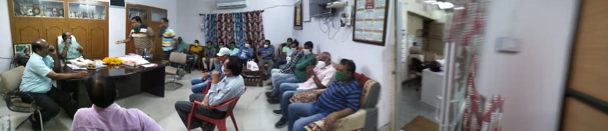 utkarshms's tweet photo. @RailMinIndia
@drmkota
Social distancing at its best 
Wcreu office kota 22july ...
Violation of covid19 guidelines
Only God can save us https://t.co/MiCgyWaWbK