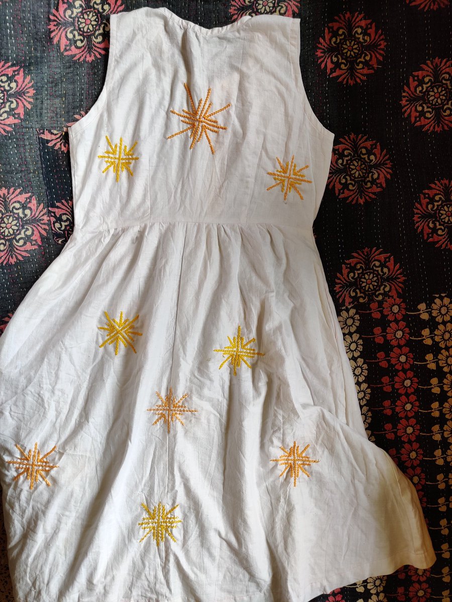 david_earp's tweet photo. First sample dress back!
Lovely starburst design by Debasish works perfectly here
Now we have to get the front area perfected
I can see the Shuktara Starburst Dress in other colours  #ShuktaraPink
@Debasis50291111 @my_shuktara 
#myshuktara #Kolkata #SupportShuktara #antimacassar https://t.co/BhkCe9INA0
