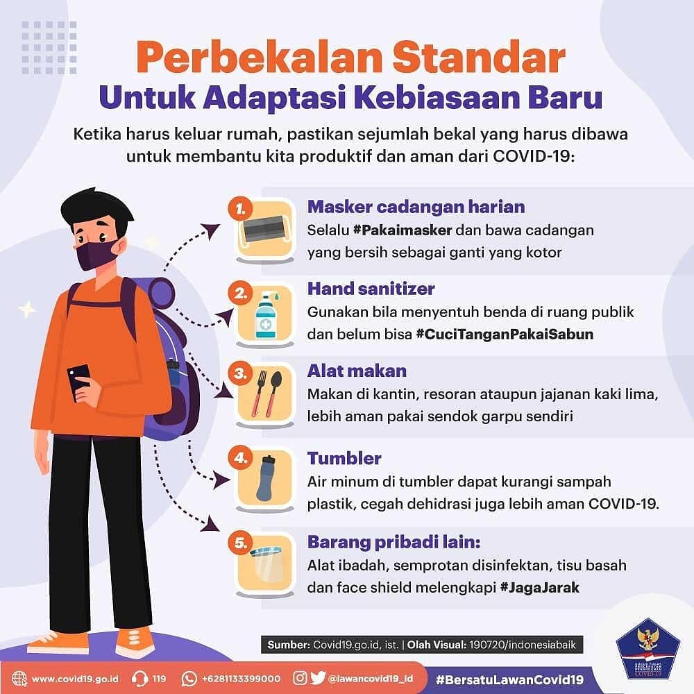 myndplusevent's tweet photo. Jika harus beraktivitas di luar rumah, jangan ragu melangkah, sepanjang kita disipilin protokol kesehatan.
@lawancovid19_id

MYNDPLUS
Event Organizer di Bali +62361 4782930
Info@myndplusevent.com
https://t.co/d79kzIBe4x

#goodevent #inspirasievent https://t.co/0I1VNM297k