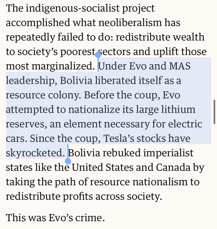 By @nick_w_estes  https://www.theguardian.com/commentisfree/2019/nov/14/what-the-coup-against-evo-morales-means-to-indigenous-people-like-me