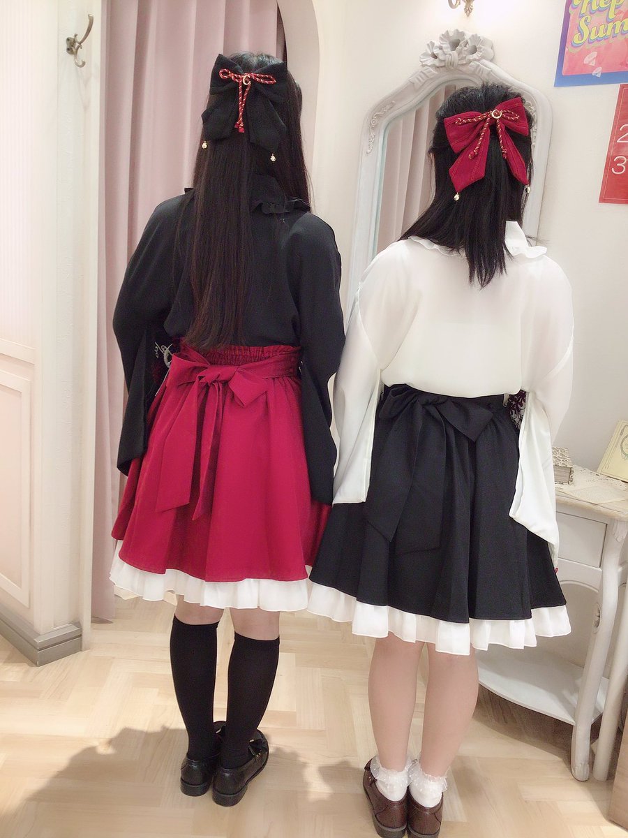 Amavel おぼろ月夜の彼岸花 和風スカート、ブラウス 【公式通販】