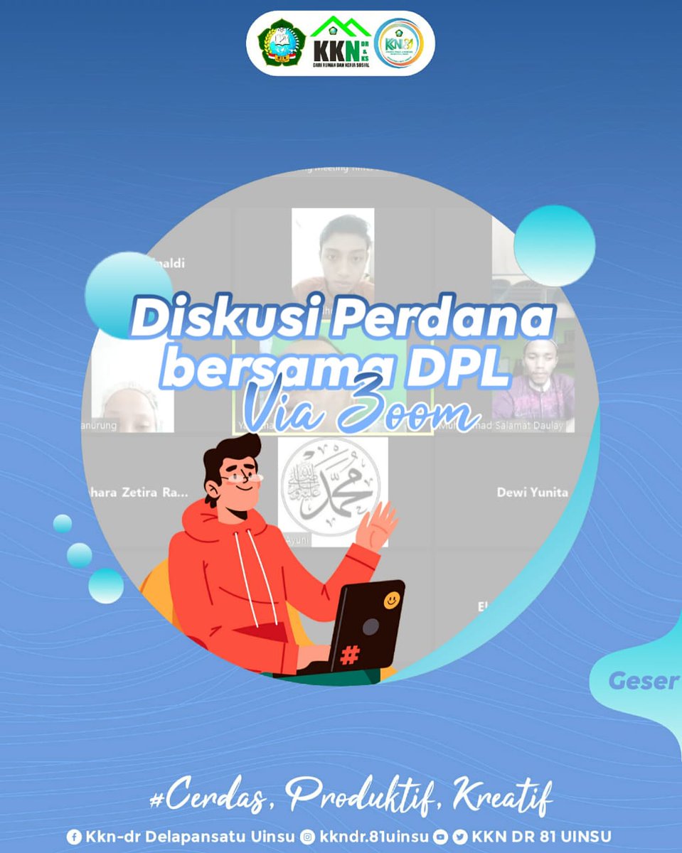 kkndr81's tweet photo. Assalamualaikum dan selamat pagi semuanya
Gimana nih kabarnya?
Oh iya mimin lupa, kemarin kita adain diskusi online bersama DPL kita tercintaa lo. 
Temen temen semua gimana? Udh pada temu DPL nya dong pastinya yakannn!!🤗

#kkndruinsu #kkndarirumah https://t.co/HCN17geVcw