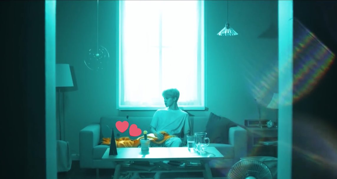 6. there are sun and moon models in the room jm is in in the serendipity mv