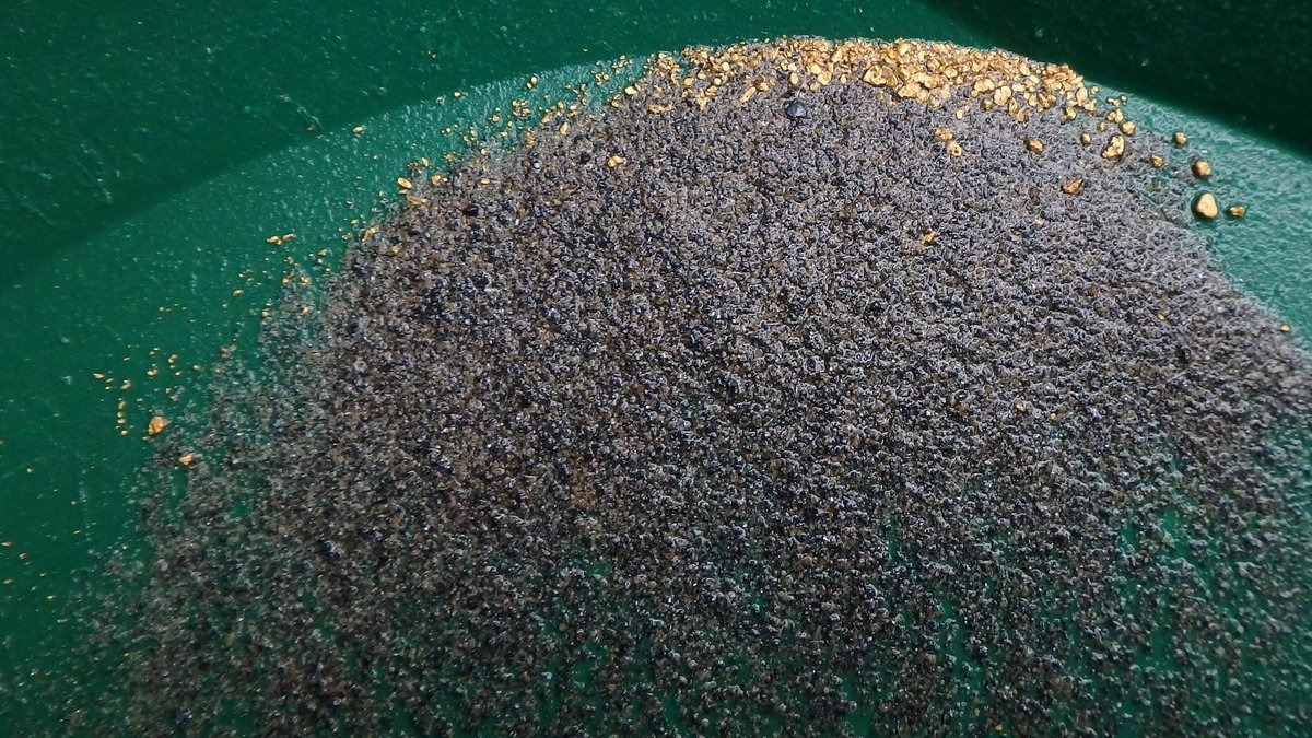 sluicelee's tweet photo. It's been a while, gotten a little older, hair longer, but still #gonzo for the gold. #goldprospecting #sluicing #vortexmat #heavypansfellowgoldprospectors https://t.co/MfJCRLlRDs